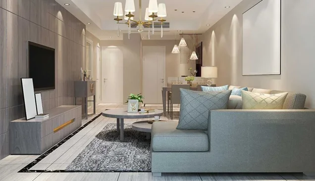 Premium living room visual